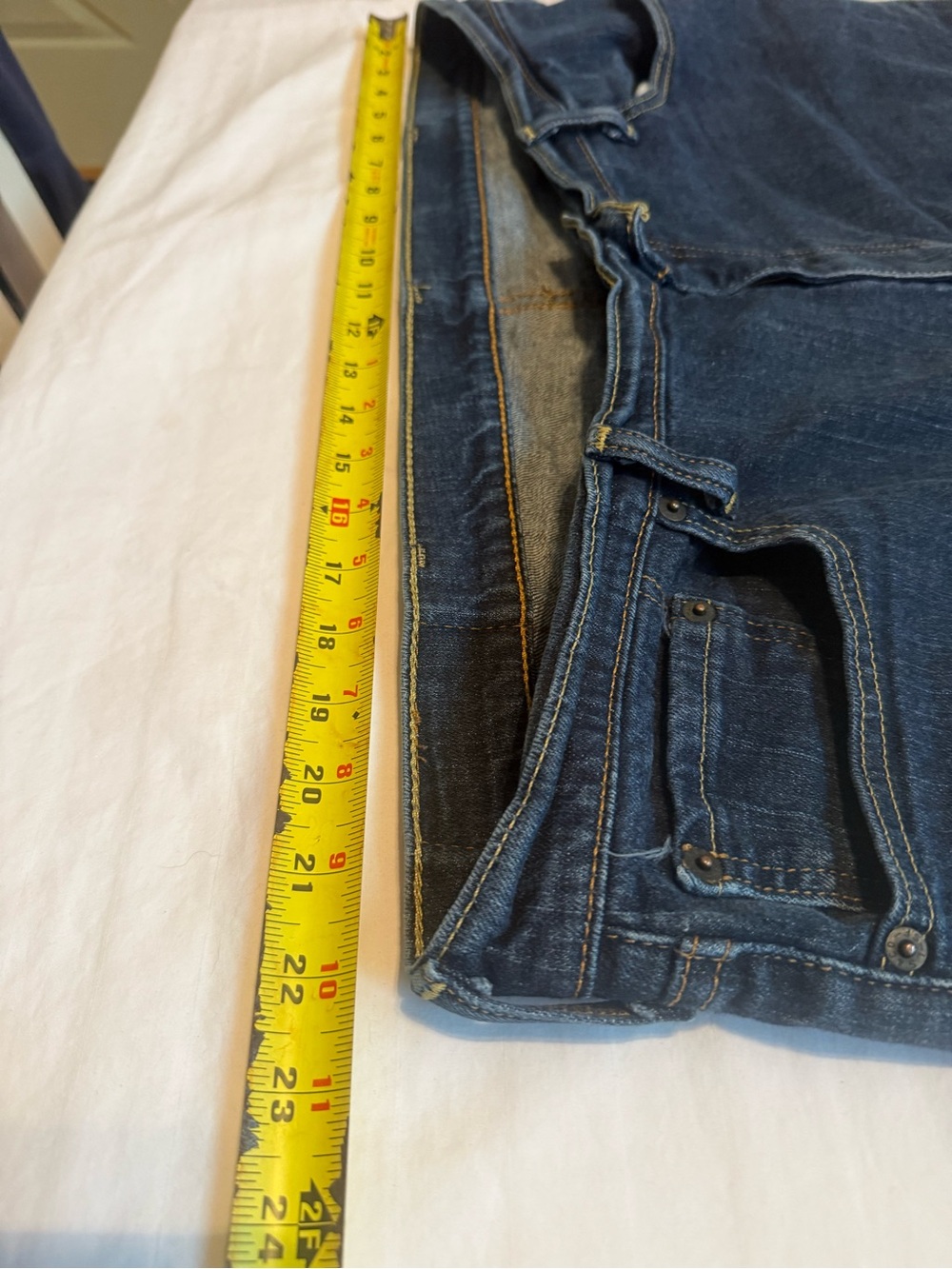 Levi's Men's Dark Blue Slim Straight Jeans with Leather Patch - Picture 4 of 11